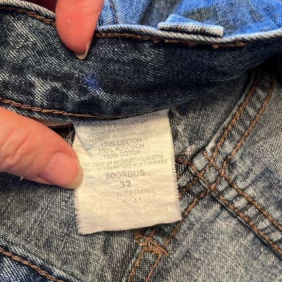 Men’s wrangler denim cargo shorts, size 32 waist - Picture 5 of 8